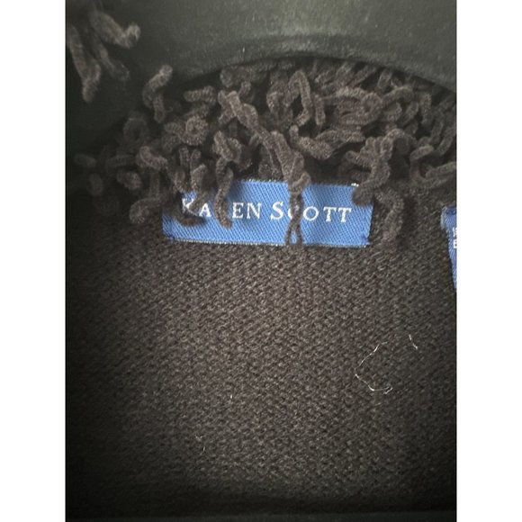 Karen Scott Women's Ugly Winter Snowmen Christmas Sweater Jacket Sz L - Picture 3 of 7